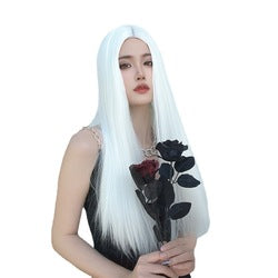 Wholesale Coolhair Wig White Lace Frontal Wigs Long Straight Hair HD Transparent Lace Front Wig