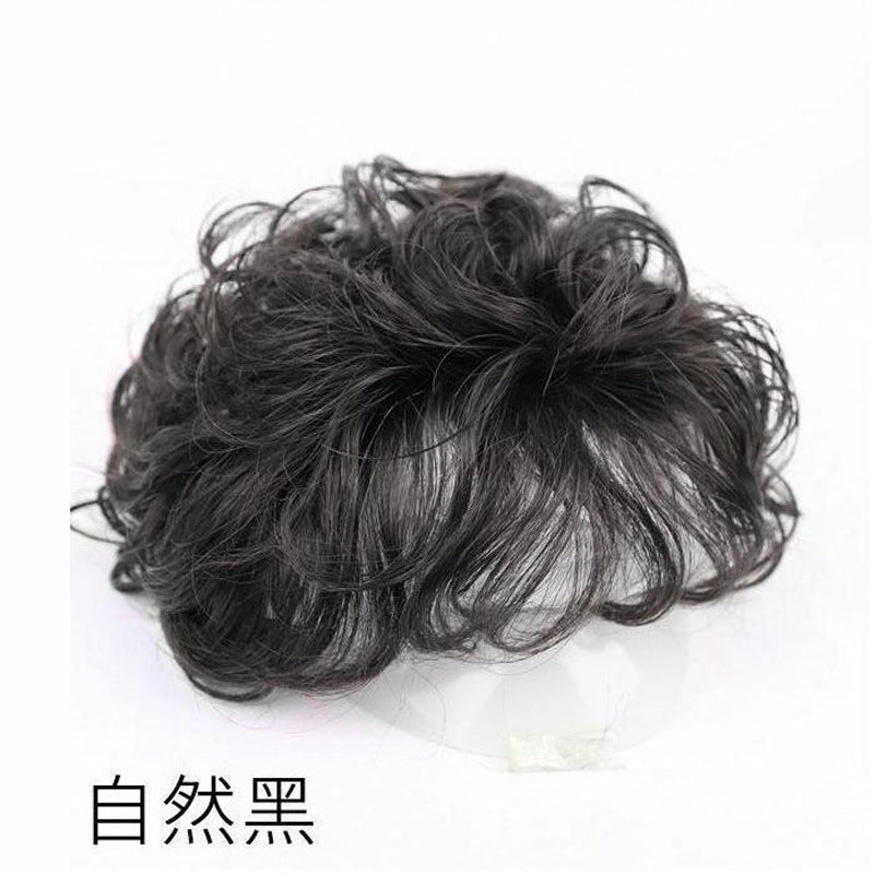 Women's Head Replacement Block New Middle aged and Elderly Mom's Short Curling Block for Whitening