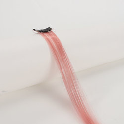 Coolhair Wig Fashionable Colored Wigs Highlight Rainbow Hair Extensions Wigs Clip in One Piece 22 Inches Straight Hair