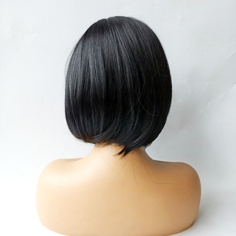 Coolhair Wig Wholesale Women's Side-parted Bob Short Straight Hair Fluffy Natural 100% Density Heat Resistant Selling Well