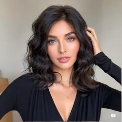 Female wig with small curly hair, made of European and American synthetic wigs, fluffy, natural, short curly hair, female