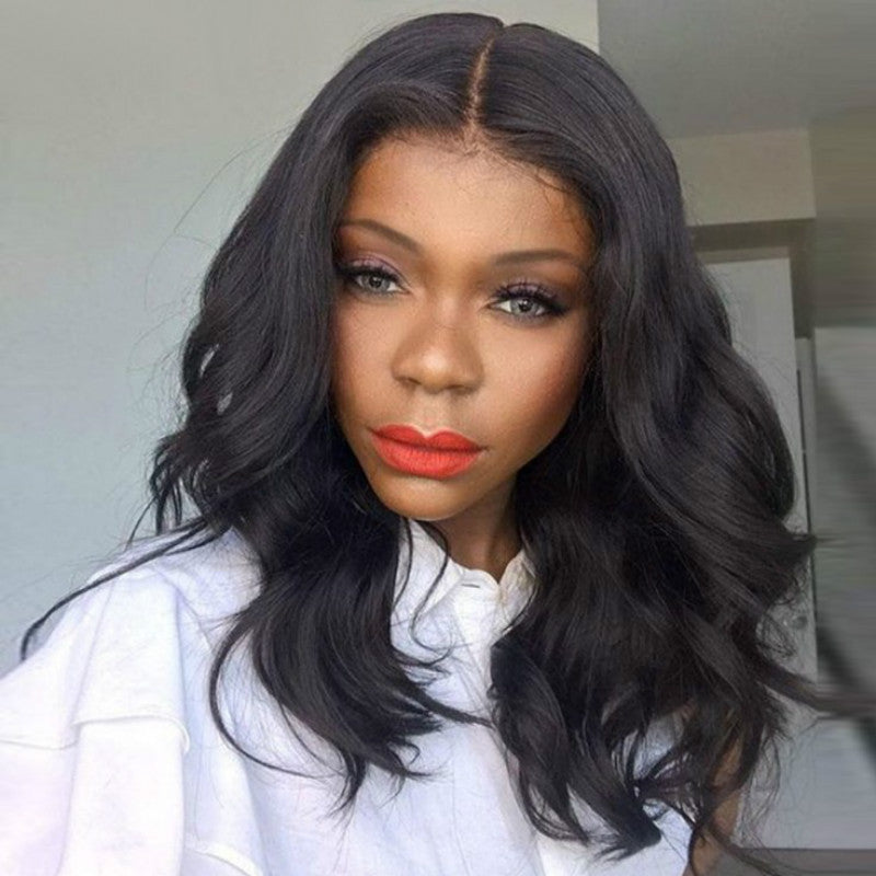 Coolhair Wig Water Body Deep Wave High Quality Heat Resistant Luxury Mix Blend Synthetic Glueless Small Natural Hairline Wigs