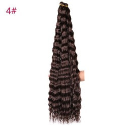 Coolhair Small Wig Loose Deep Wave Hair Bundles Super Long Synthetic Curly Wave Twist Crochet Braiding 100% Density Heat