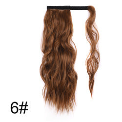 Coolhair Wig High Temperature Fiber Claw Clip Small Cap Natural Hairline Synthetic Hair Long Wavy Ponytail Extensions Women