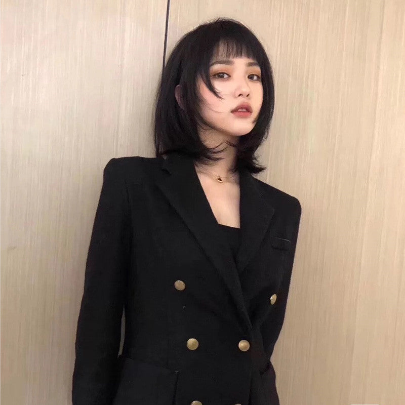 Coolhair Wig Straight Wig Glue Less Bob Wig the Hair Diagram Human Hair Full Lace Hair Elastic Lace Short