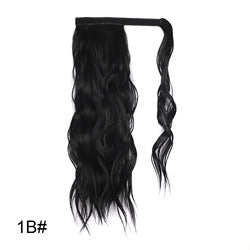 Coolhair Wig High Temperature Fiber Claw Clip Small Cap Natural Hairline Synthetic Hair Long Wavy Ponytail Extensions Women