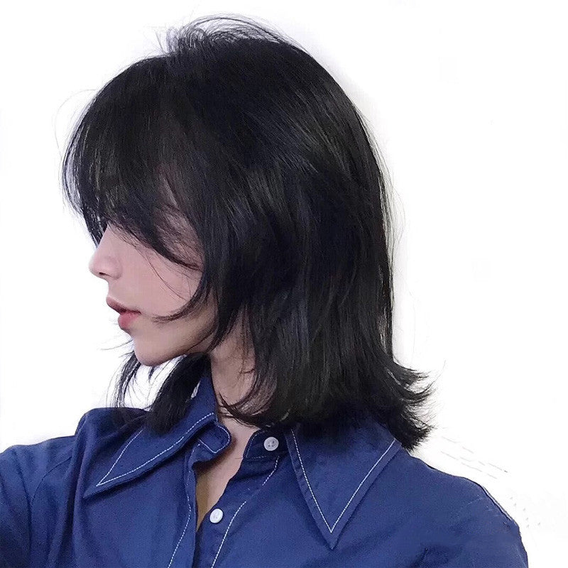 Coolhair Wig Straight Wig Glue Less Bob Wig the Hair Diagram Human Hair Full Lace Hair Elastic Lace Short