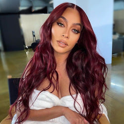 Coolhair Wig Premium Heat Resistant Long Straight Synthetic Lace Front Wigs Free Parting Preplucked Futura Fiber for Black Women