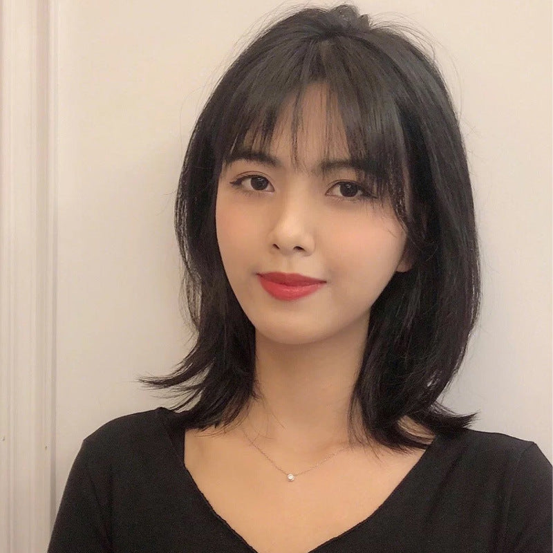 Coolhair Wig Straight Wig Glue Less Bob Wig the Hair Diagram Human Hair Full Lace Hair Elastic Lace Short