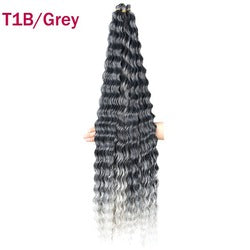 Coolhair Small Wig Loose Deep Wave Hair Bundles Super Long Synthetic Curly Wave Twist Crochet Braiding 100% Density Heat