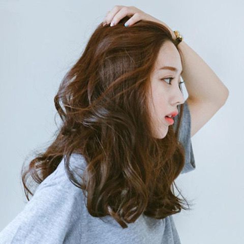 Best-Selling Coolhair Wig Female Curly Wig European American Fashion Style with Water Wave Synthetic Braided Subunit Straight