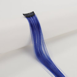 Coolhair Wig Fashionable Colored Wigs Highlight Rainbow Hair Extensions Wigs Clip in One Piece 22 Inches Straight Hair