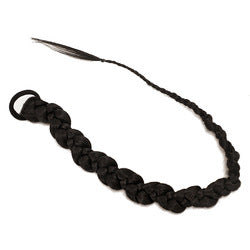 Synthetic Long Ponytail Hair Coolhair Wig African Dirty Braid Wig New Twisted Braid Single Double Ponytail Wig