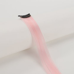 Coolhair Wig Fashionable Colored Wigs Highlight Rainbow Hair Extensions Wigs Clip in One Piece 22 Inches Straight Hair