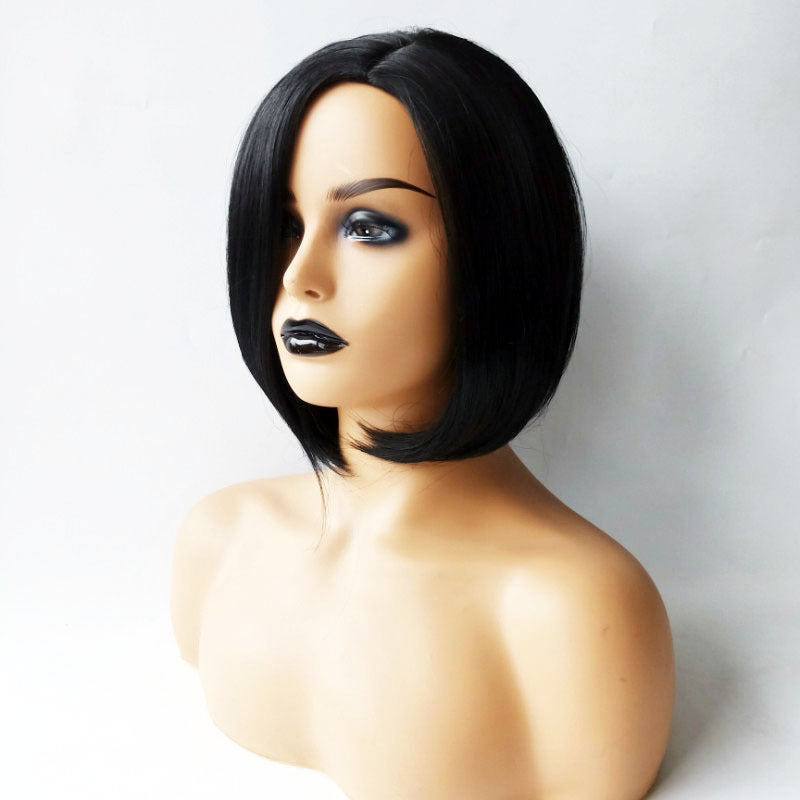 Coolhair Wig Wholesale Women's Side-parted Bob Short Straight Hair Fluffy Natural 100% Density Heat Resistant Selling Well