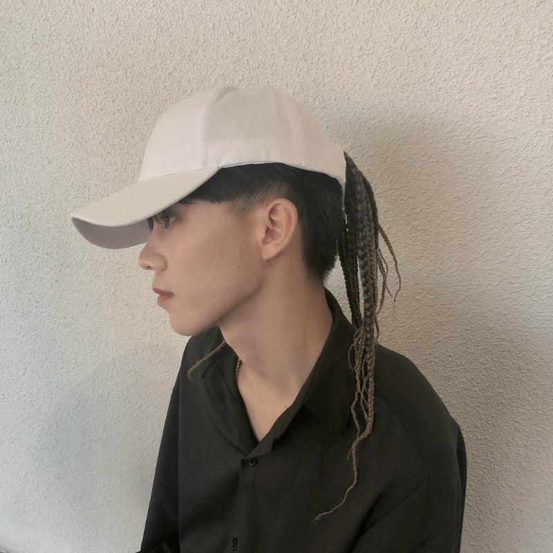 Coolhair Wig Dreadlock Twist Hat Wig Box Braid Hair Extensions Hip Hop Peaked Adjustable Long Braided Baseball Hat Wig