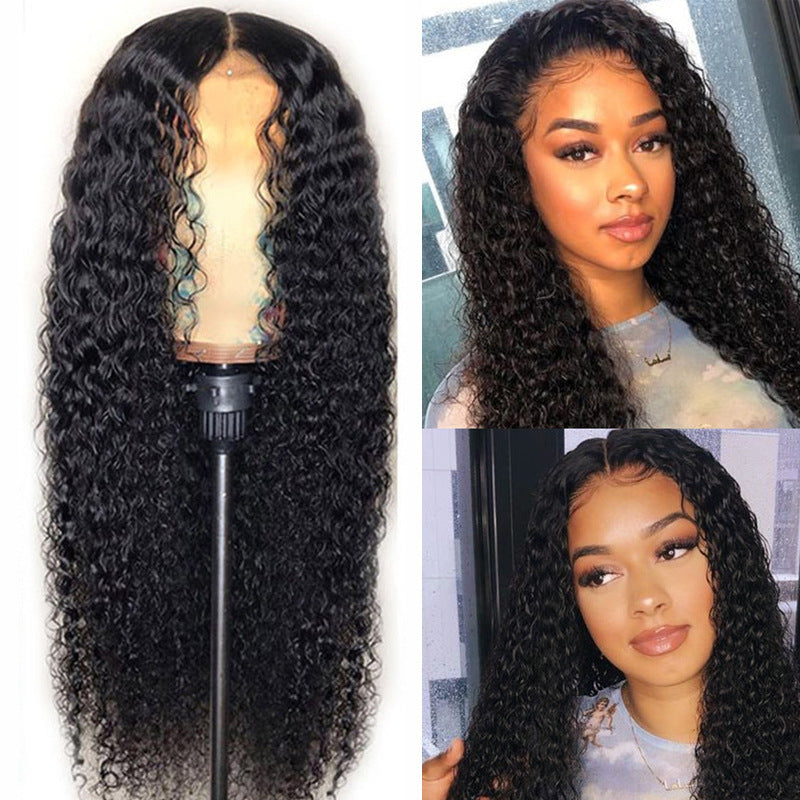 Coolhair Wig Hot Sale Hair Transparent hd Full Lace Wig with Afro Kinky Curly Wigs for Black Women