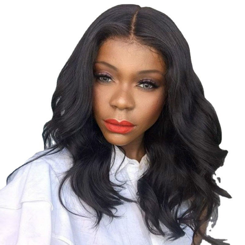 Coolhair Wig Water Body Deep Wave High Quality Heat Resistant Luxury Mix Blend Synthetic Glueless Small Natural Hairline Wigs