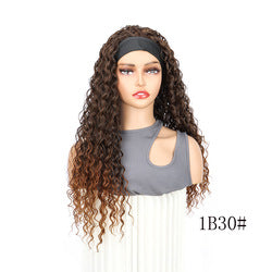 Wholesale Coolhair Wig Raw Cuticle Aligned Water Wave Hair None Lace Wigs for Black Women Glueless Headband Wig