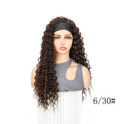 Wholesale Coolhair Wig Raw Cuticle Aligned Water Wave Hair None Lace Wigs for Black Women Glueless Headband Wig