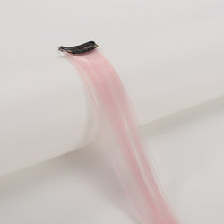 Coolhair Wig Fashionable Colored Wigs Highlight Rainbow Hair Extensions Wigs Clip in One Piece 22 Inches Straight Hair