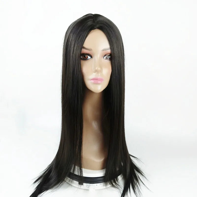 Wednesday Addams Long Black Straight Cosplay Wig