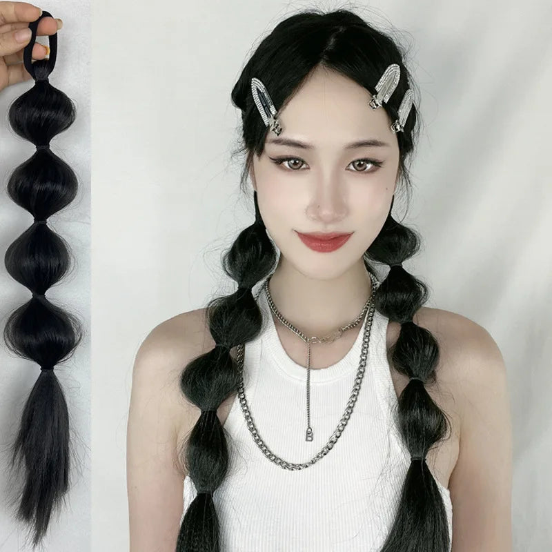 Coolhair Synthetic Body Wave Pearl Clip Ponytail