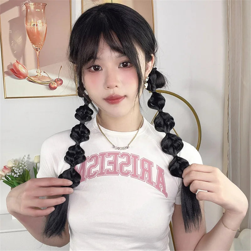 Coolhair Kinky Curly Puffball Bubble Ponytail