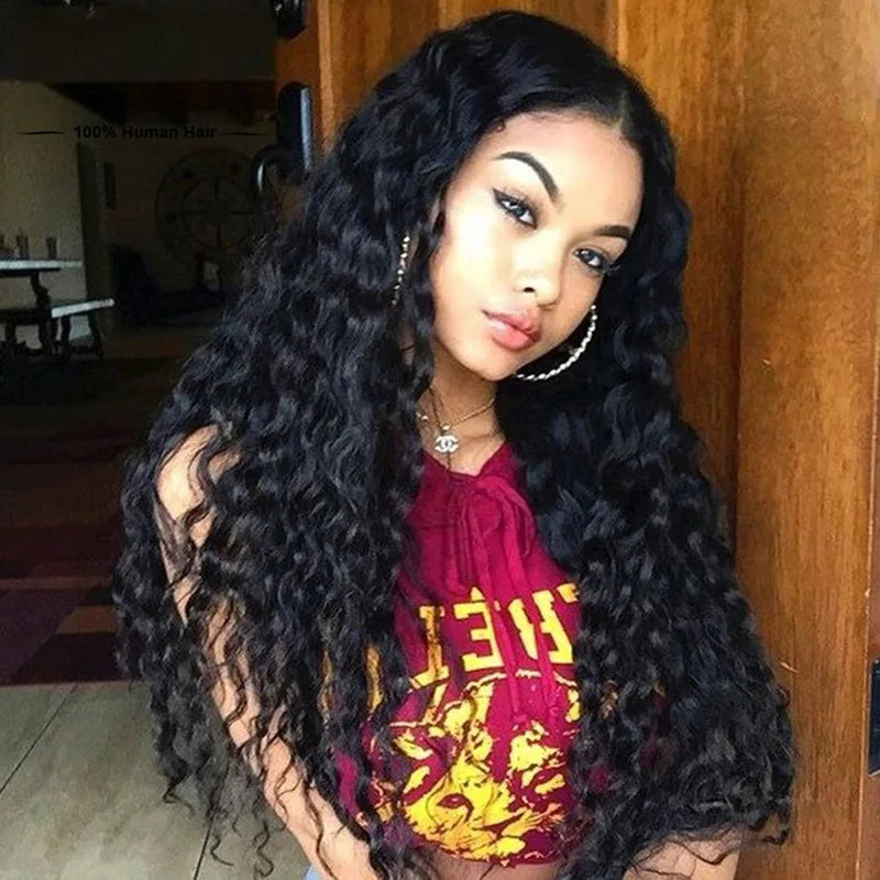 Coolhair Long Brown Natural Layer Body Wave Wig