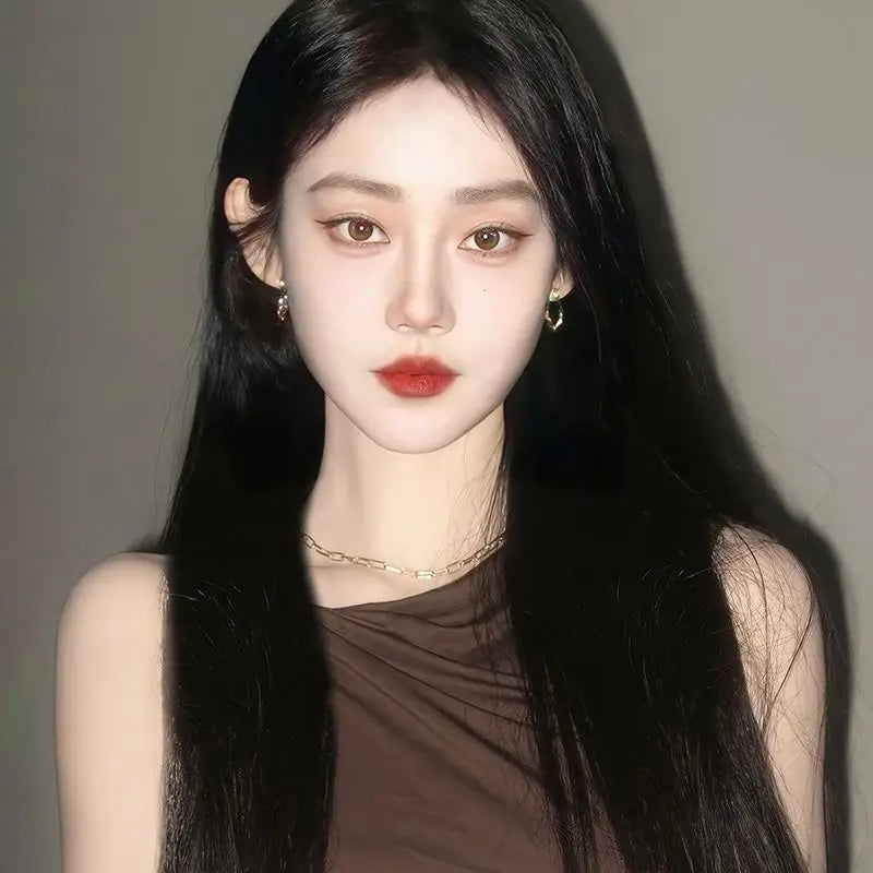 Coolhair Black Body Wave Korean Style Wig