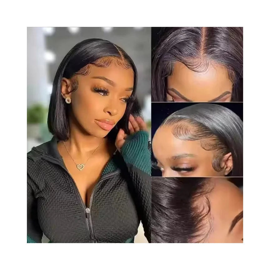 Coolhair Glueless Full HD Lace Peruvian Human Hair Bob Wig