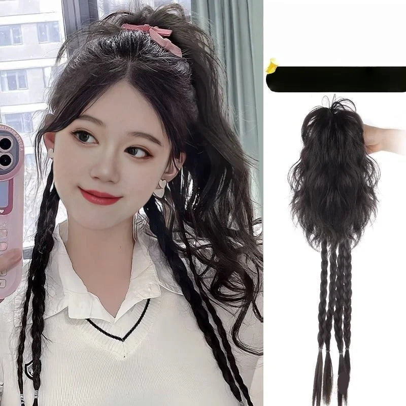 Coolhair Wholesale Women Straight Ponytail Silk Hair Band