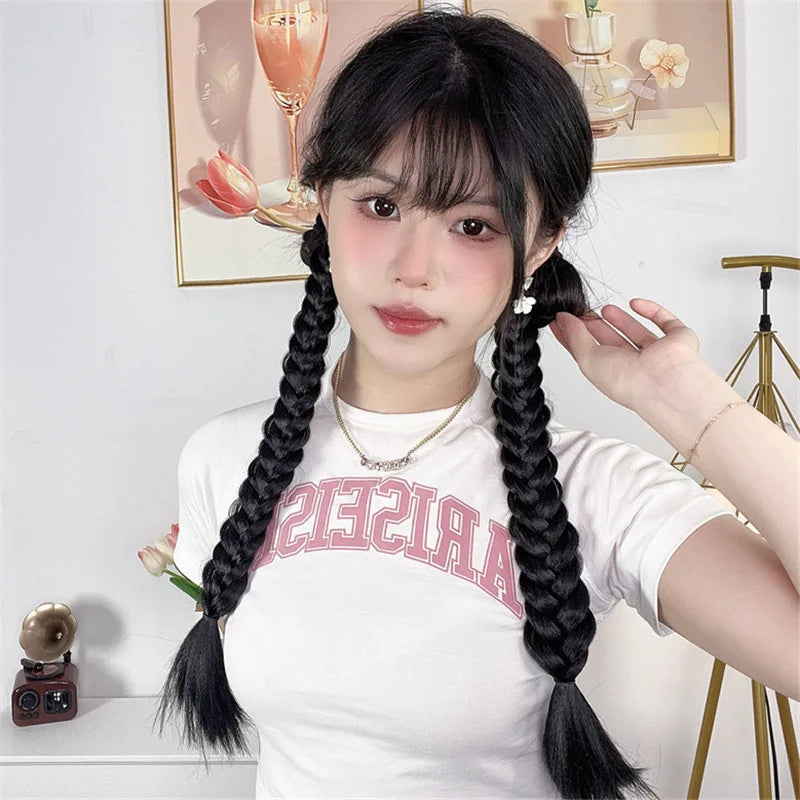 Coolhair Straight Bubble Ponytail Natural Black