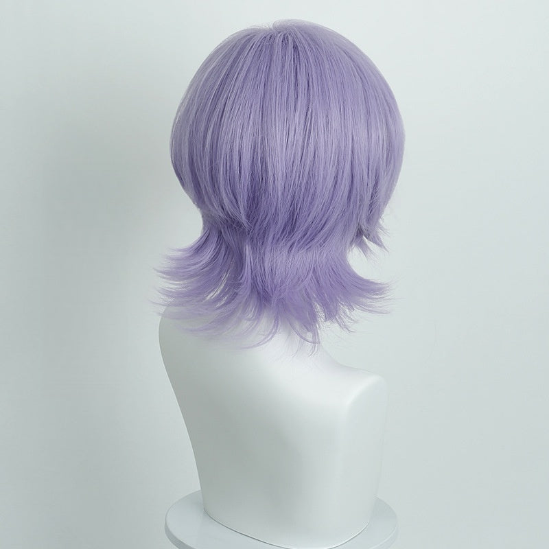 Coolhair Wig Wholesale Wig Short 35cm Purple Synthetic Cosplay Heat Resistant Hair Straight for Anime