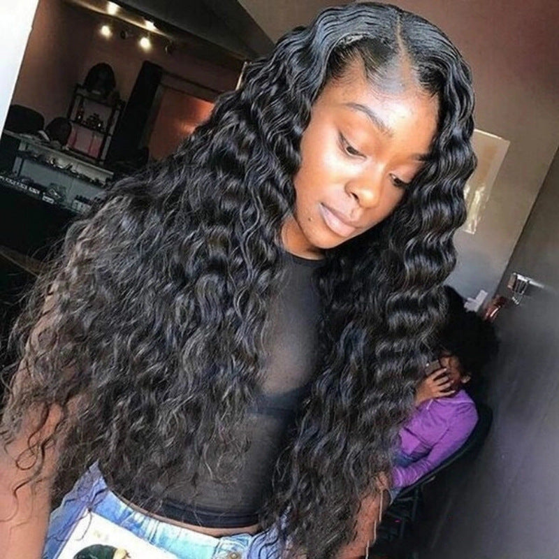 Coolhair Wig Hot Sale Hair Transparent hd Full Lace Wig with Afro Kinky Curly Wigs for Black Women