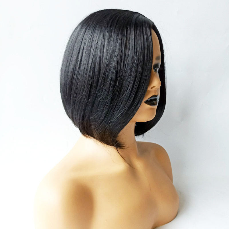 Coolhair Wig Wholesale Women's Side-parted Bob Short Straight Hair Fluffy Natural 100% Density Heat Resistant Selling Well