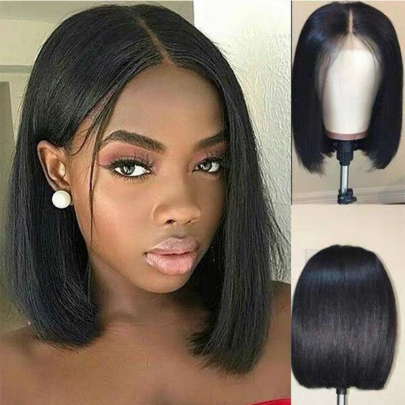 Best-Selling Coolhair Wig Short Straight Bob Wigs Fashion Lace Front Wigs Closure Transparent