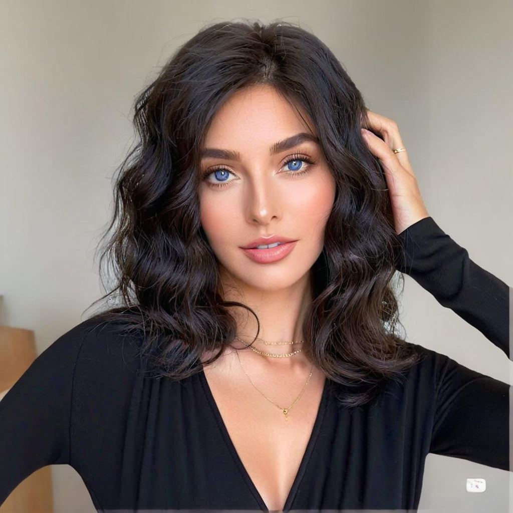 Female wig with small curly hair, made of European and American synthetic wigs, fluffy, natural, short curly hair, female