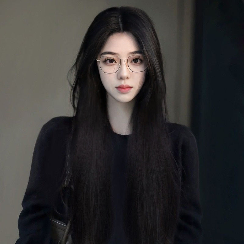 Coolhair Wig New Ynthetidenime Ball Hair Brown Straight Wigs Naturally Connect Synthetic Wig for Women Hair