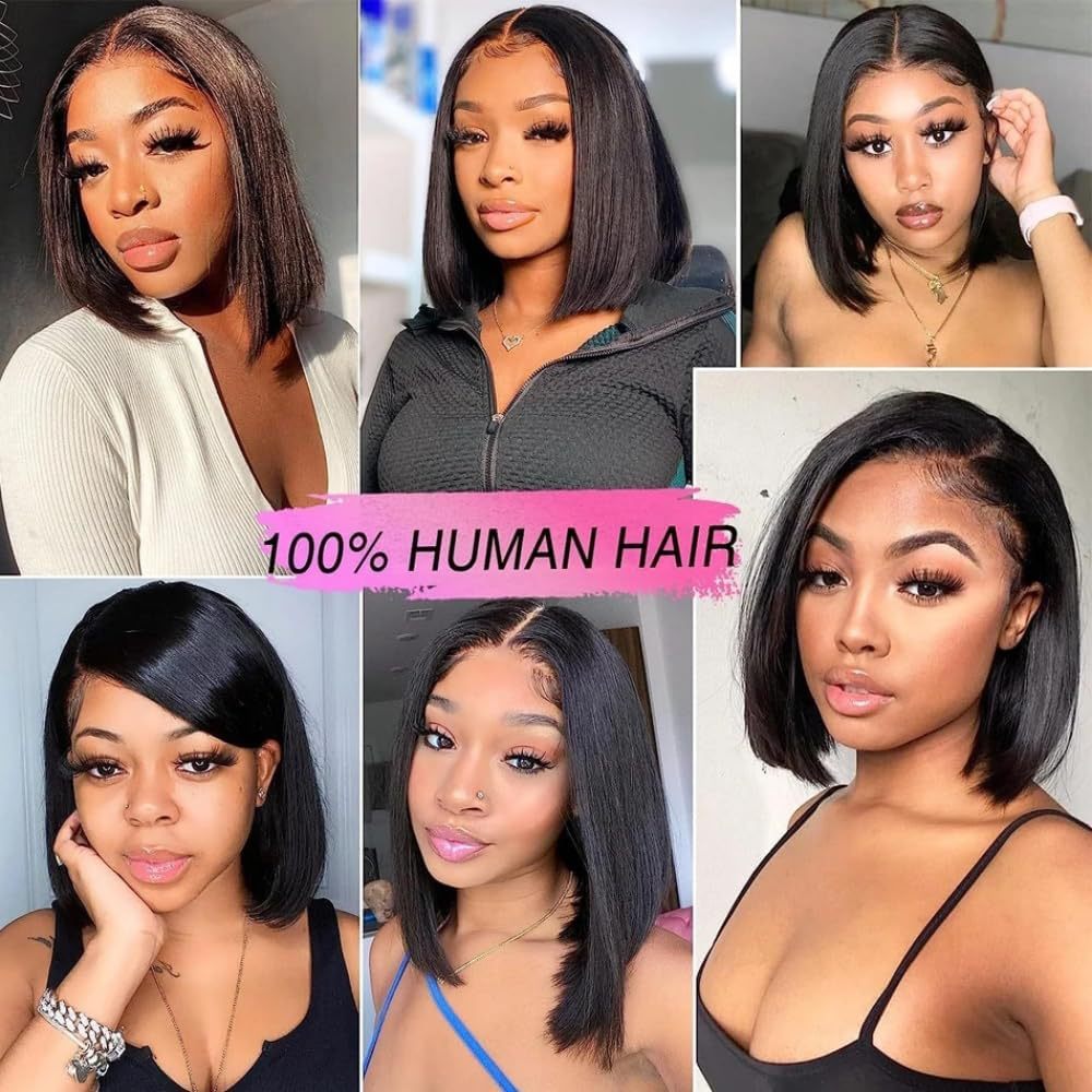 Coolhair Wig Cheap Glueless Full Hd Lace Wig Peruvian Hair Short Bob Wigs Human Hair Lace Front Brazilian Wig for Black Women