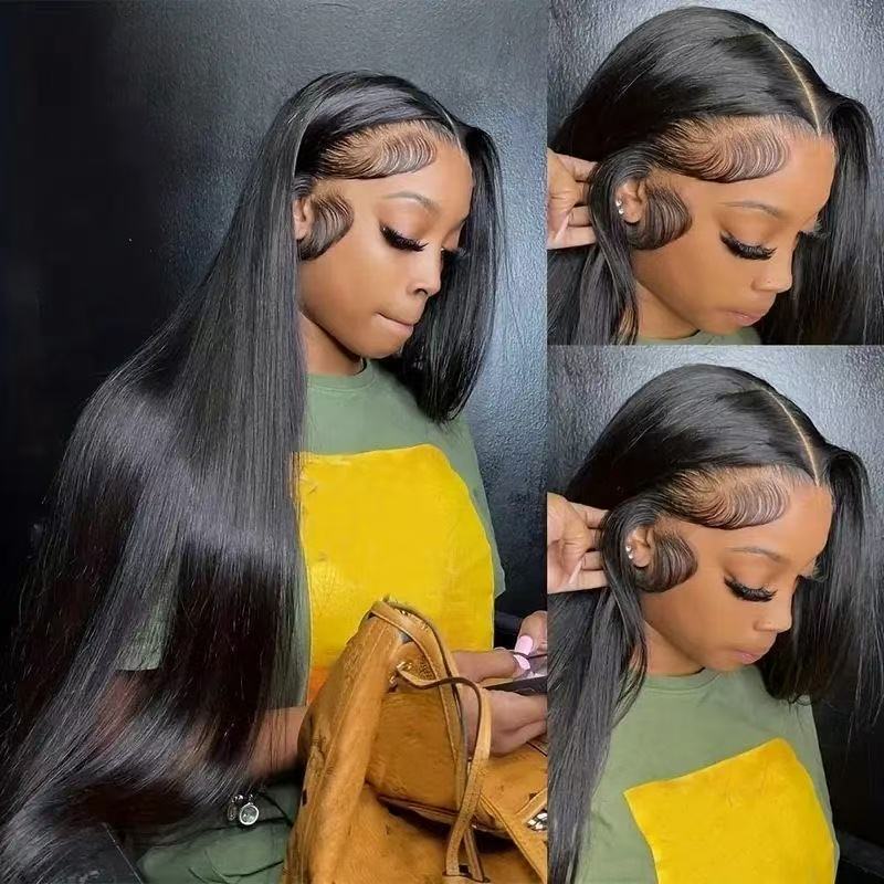 Coolhair Wig Women's Silky Straight HD Transparent Lace Front Wig 13X4 Human Hair with Part Lace Front Wigs