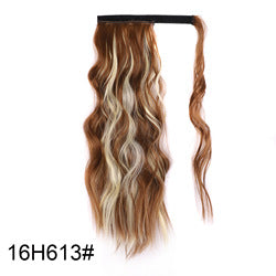 Coolhair Wig High Temperature Fiber Claw Clip Small Cap Natural Hairline Synthetic Hair Long Wavy Ponytail Extensions Women