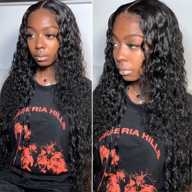 Hot Selling High Quality Coolhair Wig Dark Brown Super Wave Curly Kinky Curl Style Heat Resistant Natural Hairline