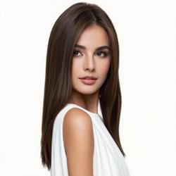 2025 Coolhair Wig Hot Selling Fashion Wig for Ladies Brown Gradient Curly Hair Transparent Lace for Women
