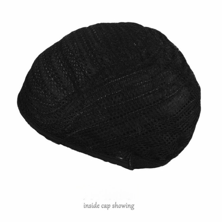 Coolhair Wig Mid Split Black Gradient Wine Red Bobo Wigs Female Short Straight Hair Black Gradient Wine Red Wigs