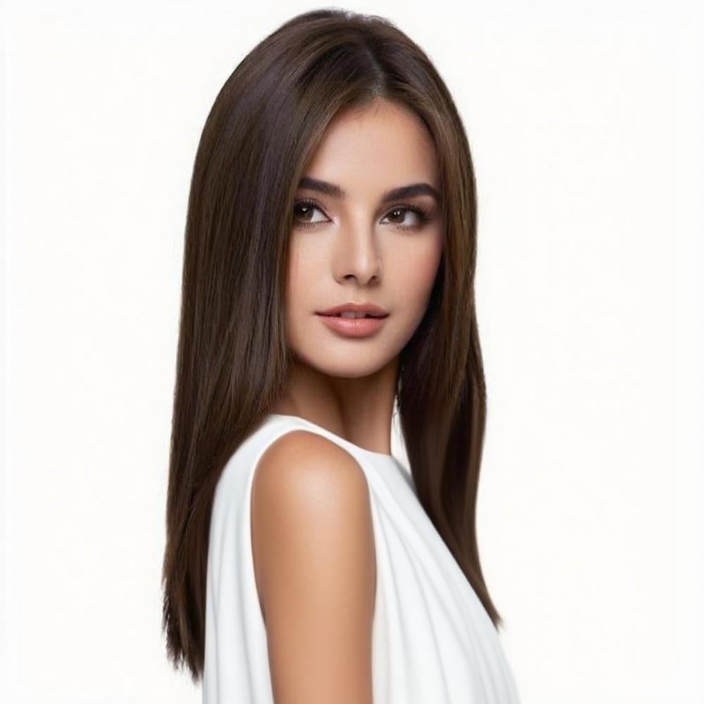 2025 Coolhair Wig Hot Selling Fashion Wig for Ladies Brown Gradient Curly Hair Transparent Lace for Women