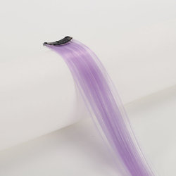 Coolhair Wig Fashionable Colored Wigs Highlight Rainbow Hair Extensions Wigs Clip in One Piece 22 Inches Straight Hair