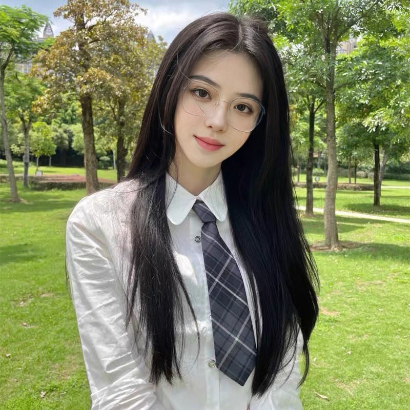 Coolhair Wig New Ynthetidenime Ball Hair Brown Straight Wigs Naturally Connect Synthetic Wig for Women Hair