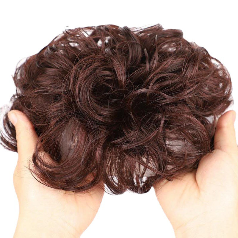 Women's Head Replacement Block New Middle aged and Elderly Mom's Short Curling Block for Whitening