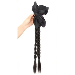 Coolhair Wig Tiktok New Design Wig Braid Hair Claw Clips Fashion Flower Twist Braid Hair High Ponytail Sweet Cool Hair Claw